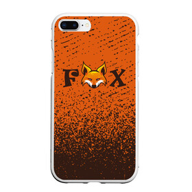 Чехол для iPhone 7Plus/8 Plus матовый с принтом FOX , Силикон | Область печати: задняя сторона чехла, без боковых панелей | animals | fox | foxes | foxy | ginger | животные | лис | лиса | лисенок | лисий | лисица | лисицы | лисичка | лисички | лисы | лисята | оранжевый