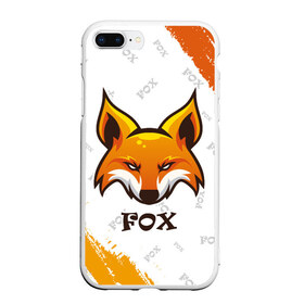 Чехол для iPhone 7Plus/8 Plus матовый с принтом FOX , Силикон | Область печати: задняя сторона чехла, без боковых панелей | Тематика изображения на принте: animals | fox | foxes | foxy | ginger | животные | лис | лиса | лисенок | лисий | лисица | лисицы | лисичка | лисички | лисы | лисята | оранжевый