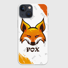 Чехол для iPhone 13 mini с принтом FOX ,  |  | animals | fox | foxes | foxy | ginger | животные | лис | лиса | лисенок | лисий | лисица | лисицы | лисичка | лисички | лисы | лисята | оранжевый