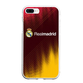 Чехол для iPhone 7Plus/8 Plus матовый с принтом REAL MADRID / РЕАЛ МАДРИД , Силикон | Область печати: задняя сторона чехла, без боковых панелей | Тематика изображения на принте: football | logo | madrid | real | realmadrid | sport | клуб | лого | логотип | логотипы | мадрид | реал | реалмадрид | символ | символы | спорт | форма | футбол | футбольная