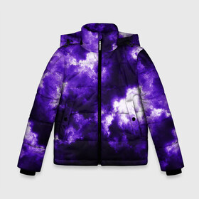 Зимняя куртка для мальчиков 3D с принтом Purple Clouds , ткань верха — 100% полиэстер; подклад — 100% полиэстер, утеплитель — 100% полиэстер | длина ниже бедра, удлиненная спинка, воротник стойка и отстегивающийся капюшон. Есть боковые карманы с листочкой на кнопках, утяжки по низу изделия и внутренний карман на молнии. 

Предусмотрены светоотражающий принт на спинке, радужный светоотражающий элемент на пуллере молнии и на резинке для утяжки | abstraction | clouds | glow | light | purple | purple clouds | texture | абстракция | облака | свет | свечение | текстура | фиолетовые тучи | фиолетовый