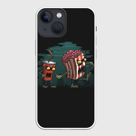 Чехол для iPhone 13 mini с принтом Zombie ,  |  | cat | ghost | halloween | monster | skull | zombie | зомби | кладбище | кот | кошка | летучая | монстр | монстры | мышь | приведение | приведения | призрак | призраки | тыква | хэллоуин | череп