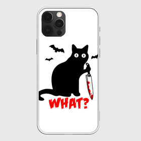 Чехол для iPhone 12 Pro Max с принтом What Cat (Halloween) , Силикон |  | 