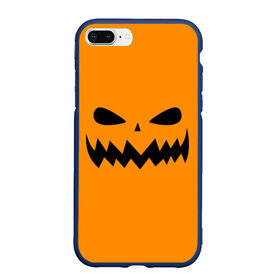 Чехол для iPhone 7Plus/8 Plus матовый с принтом Тыква , Силикон | Область печати: задняя сторона чехла, без боковых панелей | halloween | monster | голова | зомби | зубы | клыки | монстр | оскал | праздник | тыква | хэллоуин | чудовище