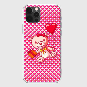 Чехол для iPhone 12 Pro Max с принтом Медвежонок сюрприз , Силикон |  | baby | bear | love is | teddy | valentines | бабочка | бантик | валентина | влюбленный | воздушный шарик | девочка | игрушка | лучшая мама | любимая жена | люблю | любовь | малыш | марта | медведь | медвежата | милый