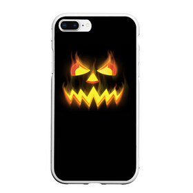 Чехол для iPhone 7Plus/8 Plus матовый с принтом Halloween , Силикон | Область печати: задняя сторона чехла, без боковых панелей | halloween | jack | lantern | pumpkin | светильник джека | хэллоуин