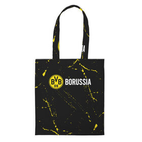 Сумка 3D повседневная с принтом BORUSSIA / Боруссия , 100% полиэстер | Плотность: 200 г/м2; Размер: 34×35 см; Высота лямок: 30 см | borussia | club | dortmund | footbal | logo | боруссия | дортмунд | знак | клуб | логотип | логотипы | символ | символы | форма | футбол | футбольная | футбольный