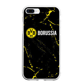 Чехол для iPhone 7Plus/8 Plus матовый с принтом BORUSSIA / Боруссия , Силикон | Область печати: задняя сторона чехла, без боковых панелей | borussia | club | dortmund | footbal | logo | боруссия | дортмунд | знак | клуб | логотип | логотипы | символ | символы | форма | футбол | футбольная | футбольный