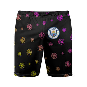 Мужские шорты спортивные с принтом MANCHESTER CITY Манчестер Сити ,  |  | 