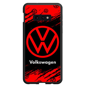 Чехол для Samsung S10E с принтом VOLKSWAGEN Фольксваген , Силикон | Область печати: задняя сторона чехла, без боковых панелей | auto | logo | moto | symbol | volkswagen | авто | автомобиль | гонки | знак | лого | логотип | логотипы | марка | машина | мото | символ | символы | фольксваген