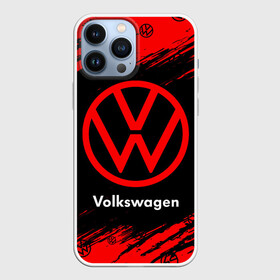 Чехол для iPhone 13 Pro Max с принтом VOLKSWAGEN   Фольксваген ,  |  | auto | logo | moto | symbol | volkswagen | авто | автомобиль | гонки | знак | лого | логотип | логотипы | марка | машина | мото | символ | символы | фольксваген