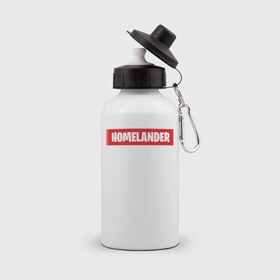 Бутылка спортивная с принтом HOMELANDER , металл | емкость — 500 мл, в комплекте две пластиковые крышки и карабин для крепления | america | boys | homelander | superhero | the boys | usa | америка | патриот | пацаны | супергерой | сша | хоумландер | хоумлендер