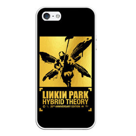 Чехол для iPhone 5/5S матовый с принтом Hybrid Theory 20th Anniversary , Силикон | Область печати: задняя сторона чехла, без боковых панелей | chester bennington | hybrid theory | linkin park | rock | беннингтон | линкин парк | рок | честер