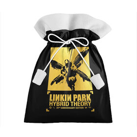 Подарочный 3D мешок с принтом Hybrid Theory 20th Anniversary , 100% полиэстер | Размер: 29*39 см | chester bennington | hybrid theory | linkin park | rock | беннингтон | линкин парк | рок | честер