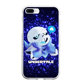 Чехол для iPhone 7Plus/8 Plus матовый с принтом UNDERTALE , Силикон | Область печати: задняя сторона чехла, без боковых панелей | sans | undertale | андертале | андертейл | игра | подземная история | подземная сказка | санс | ундертале