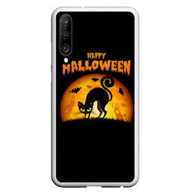 Чехол для Honor P30 с принтом Helloween , Силикон | Область печати: задняя сторона чехла, без боковых панелей | halloween | ведьма | летучая мышь | полнолуние | привидение | призрак | тыква | хеллоуин | хелуин | хэллоин | хэллоуин | хэлоуин | хэлуин | черный кот