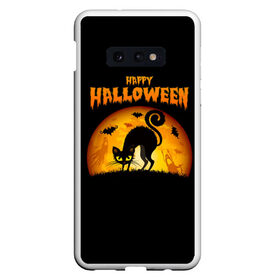 Чехол для Samsung S10E с принтом Helloween , Силикон | Область печати: задняя сторона чехла, без боковых панелей | halloween | ведьма | летучая мышь | полнолуние | привидение | призрак | тыква | хеллоуин | хелуин | хэллоин | хэллоуин | хэлоуин | хэлуин | черный кот