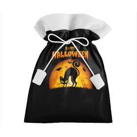 Подарочный 3D мешок с принтом Helloween , 100% полиэстер | Размер: 29*39 см | halloween | ведьма | летучая мышь | полнолуние | привидение | призрак | тыква | хеллоуин | хелуин | хэллоин | хэллоуин | хэлоуин | хэлуин | черный кот