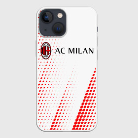 Чехол для iPhone 13 mini с принтом AC MILAN   МИЛАН ,  |  | ac | ac milan | acm | football | logo | milan | sport | клуб | лого | логотип | логотипы | милан | символ | символы | спорт | форма | футбол | футбольная | футбольный