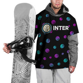 Накидка на куртку 3D с принтом INTER / Интер , 100% полиэстер |  | 