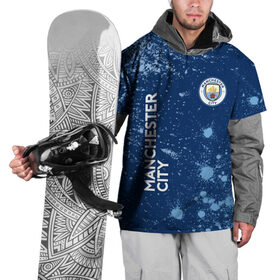 Накидка на куртку 3D с принтом MANCHESTER CITY Манчестер Сити , 100% полиэстер |  | Тематика изображения на принте: 