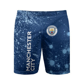 Мужские шорты спортивные с принтом MANCHESTER CITY Манчестер Сити ,  |  | 