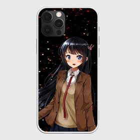 Чехол для iPhone 12 Pro Max с принтом Май Сакураджима , Силикон |  | anime | mai sakurajima | seishun buta yarou wa bunny girl senpai no yume wo minai | аниме | вайфу | май сакураджима | этот глупый свин не понимает мечту девочки зайки