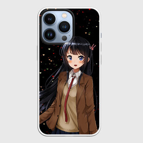 Чехол для iPhone 13 Pro с принтом Май Сакураджима ,  |  | anime | mai sakurajima | seishun buta yarou wa bunny girl senpai no yume wo minai | аниме | вайфу | май сакураджима | этот глупый свин не понимает мечту девочки зайки