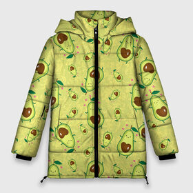 Женская зимняя куртка 3D с принтом Милашка авокадик , верх — 100% полиэстер; подкладка — 100% полиэстер; утеплитель — 100% полиэстер | длина ниже бедра, силуэт Оверсайз. Есть воротник-стойка, отстегивающийся капюшон и ветрозащитная планка. 

Боковые карманы с листочкой на кнопках и внутренний карман на молнии | avocado | fruits | heart | vegetables | авокадо | овощи | сердца | сердце | фрукты