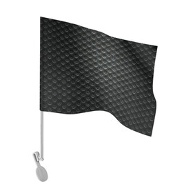 Флаг для автомобиля с принтом МЕТАЛЛИЧЕСКАЯ СЕТКА , 100% полиэстер | Размер: 30*21 см | iron | броня | железо | кольчуга | металл | сетка | текстуры