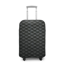 Чехол для чемодана 3D с принтом МЕТАЛЛИЧЕСКАЯ СЕТКА , 86% полиэфир, 14% спандекс | двустороннее нанесение принта, прорези для ручек и колес | iron | броня | железо | кольчуга | металл | сетка | текстуры