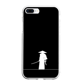 Чехол для iPhone 7Plus/8 Plus матовый с принтом Одинокий самурай , Силикон | Область печати: задняя сторона чехла, без боковых панелей | japan | аниме | вакидзаси | катакана | катана | мафия | меч | самурай | танто | тати | хирогана | якудза | японец | япония | японский