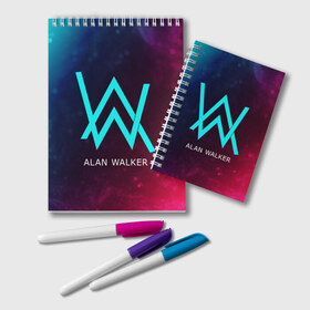 Блокнот с принтом ALAN WALKER АЛАН УОКЕР , 100% бумага | 48 листов, плотность листов — 60 г/м2, плотность картонной обложки — 250 г/м2. Листы скреплены удобной пружинной спиралью. Цвет линий — светло-серый
 | alan | faded | house | logo | music | walker | алан | вокер | волкер | диджей | лого | логотип | логотипы | музыка | музыкант | символ | символы | танцеальная | уокер | хаус | электронная