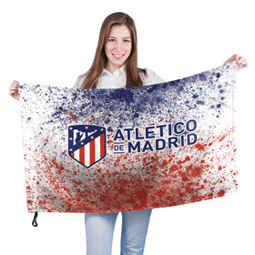 Флаг 3D с принтом ATLETICO MADRID / Атлетико , 100% полиэстер | плотность ткани — 95 г/м2, размер — 67 х 109 см. Принт наносится с одной стороны | atletico | club | footbal | logo | madrid | атлетико | знак | клуб | логотип | логотипы | мадрид | символ | символы | форма | футбол | футбольная | футбольный