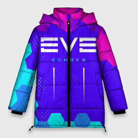 Женская зимняя куртка 3D с принтом EVE ECHOES ИВ ЭХО , верх — 100% полиэстер; подкладка — 100% полиэстер; утеплитель — 100% полиэстер | длина ниже бедра, силуэт Оверсайз. Есть воротник-стойка, отстегивающийся капюшон и ветрозащитная планка. 

Боковые карманы с листочкой на кнопках и внутренний карман на молнии | echo | echoes | eve | game | games | logo | online | space | ев онлайн | ев эхо | еве | ив онлайн | ив эхо | игра | игры | космос | лого | логотип | логотипы | онлайн | символ | символы | эхо | эхос