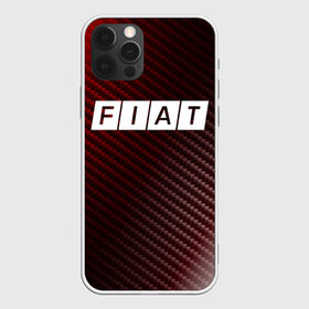 Чехол для iPhone 12 Pro Max с принтом FIAT Фиат , Силикон |  | 