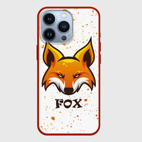 Чехол для iPhone 13 Pro с принтом FOX ,  |  | animals | fox | foxes | foxy | ginger | животные | лис | лиса | лисенок | лисий | лисица | лисицы | лисичка | лисички | лисы | лисята | оранжевый