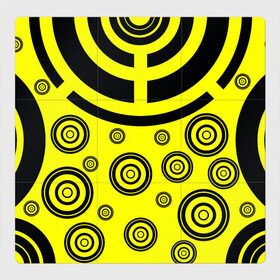 Магнитный плакат 3Х3 с принтом КРУГИ , Полимерный материал с магнитным слоем | 9 деталей размером 9*9 см | абстракция | геометрия | киберпанк | круги | полукруги | узор