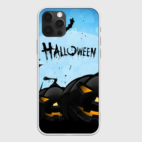 Чехол для iPhone 12 Pro Max с принтом HALLOWEEN , Силикон |  | bones | ghost | halloween | pumpkin | skull | кости | летучие мыши | приведение | призрак | скелет | тыква | хеллоуин | хоррор | хэллоуин