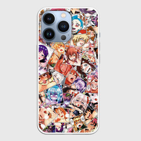 Чехол для iPhone 13 Pro с принтом Color ahegao   Цветные Ахегао девушки ,  |  | ahegao | anime | manga | аниме | ахегао | коллаж | манга | паттерн | цвет