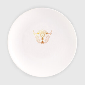 Тарелка с принтом бык , фарфор | диаметр - 210 мм
диаметр для нанесения принта - 120 мм | 2021 | бык | год быка | год коровы | новый год | символ года