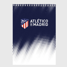 Скетчбук с принтом ATLETICO MADRID / Атлетико , 100% бумага
 | 48 листов, плотность листов — 100 г/м2, плотность картонной обложки — 250 г/м2. Листы скреплены сверху удобной пружинной спиралью | atletico | club | footbal | logo | madrid | атлетико | знак | клуб | логотип | логотипы | мадрид | символ | символы | форма | футбол | футбольная | футбольный