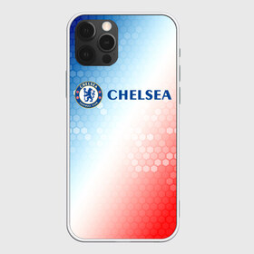 Чехол для iPhone 12 Pro Max с принтом CHELSEA F C ЧЕЛСИ , Силикон |  | chelsea | club | footbal | logo | знак | клуб | логотип | логотипы | символ | символы | форма | футбол | футбольная | футбольный | челси