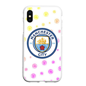 Чехол для iPhone XS Max матовый с принтом MANCHESTER CITY Манчестер Сити , Силикон | Область печати: задняя сторона чехла, без боковых панелей | city | club | footbal | logo | manchester | знак | клуб | логотип | логотипы | манчестер | символ | символы | сити | форма | футбол | футбольная | футбольный