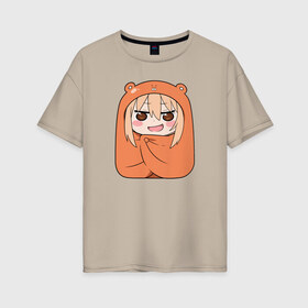 Женская футболка хлопок Oversize с принтом Himouto! Umaru-chan , 100% хлопок | свободный крой, круглый ворот, спущенный рукав, длина до линии бедер
 | anime himouto | anime umaru | himoto | himouto | himouto umaru | himouto umaru chan | umaru | umaru chan | аниме | аниме умару | аниме химото | двуличная сестренка умару | умару | химото | химото умару тян