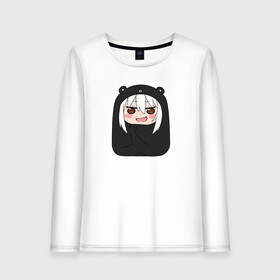 Женский лонгслив хлопок с принтом Himouto! Umaru-chan black , 100% хлопок |  | anime himouto | anime umaru | himoto | himouto | himouto black | himouto umaru | himouto umaru chan | umaru | umaru chan | аниме | аниме умару | аниме химото | двуличная сестренка умару | умару | химото | химото умару тян