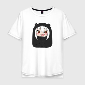 Мужская футболка хлопок Oversize с принтом Himouto! Umaru-chan black  , 100% хлопок | свободный крой, круглый ворот, “спинка” длиннее передней части | anime himouto | anime umaru | himoto | himouto | himouto black | himouto umaru | himouto umaru chan | umaru | umaru chan | аниме | аниме умару | аниме химото | двуличная сестренка умару | умару | химото | химото умару тян