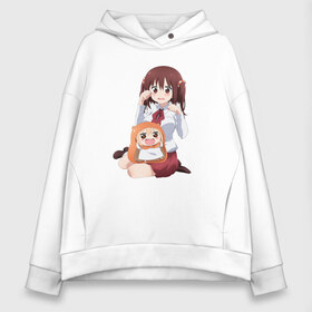 Женское худи Oversize хлопок с принтом Himouto! Umaru-chan , френч-терри — 70% хлопок, 30% полиэстер. Мягкий теплый начес внутри —100% хлопок | боковые карманы, эластичные манжеты и нижняя кромка, капюшон на магнитной кнопке | anime himouto | anime umaru | himoto | himouto | himouto umaru | himouto umaru chan | umaru | umaru chan | аниме | аниме умару | аниме химото | двуличная сестренка умару | умару | химото | химото умару тян