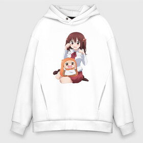 Мужское худи Oversize хлопок с принтом Himouto! Umaru-chan , френч-терри — 70% хлопок, 30% полиэстер. Мягкий теплый начес внутри —100% хлопок | боковые карманы, эластичные манжеты и нижняя кромка, капюшон на магнитной кнопке | anime himouto | anime umaru | himoto | himouto | himouto umaru | himouto umaru chan | umaru | umaru chan | аниме | аниме умару | аниме химото | двуличная сестренка умару | умару | химото | химото умару тян