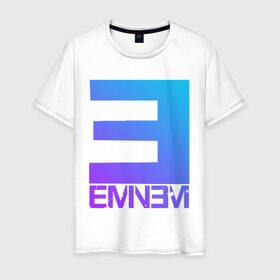 Мужская футболка хлопок с принтом EMINEM , 100% хлопок | прямой крой, круглый вырез горловины, длина до линии бедер, слегка спущенное плечо. | eminem | rap | актёр | американский рэпер | композитор | маршалл | продюсер | рэп | рэпер | эминем